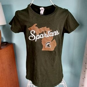 EUC Gildan Michigan State Spartans Short Sleeve Tshirt - Women's Size M